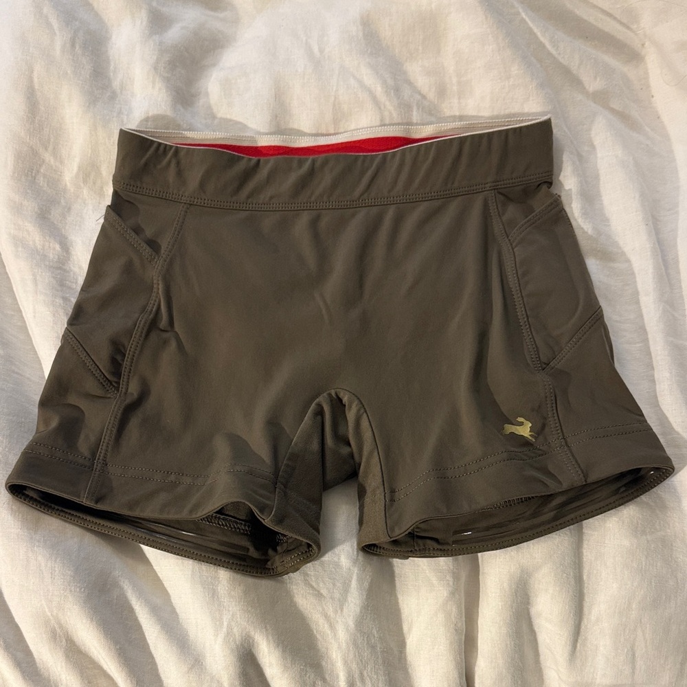 Tracksmith Olive Athletic Shorts